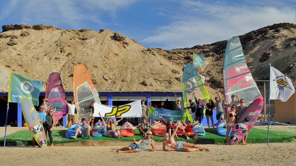 Dakhla: Die Windsurf Station liegt direkt am Windsurfhotel Dakhla: Die Windsurf Station liegt direkt am Windsurfhotel