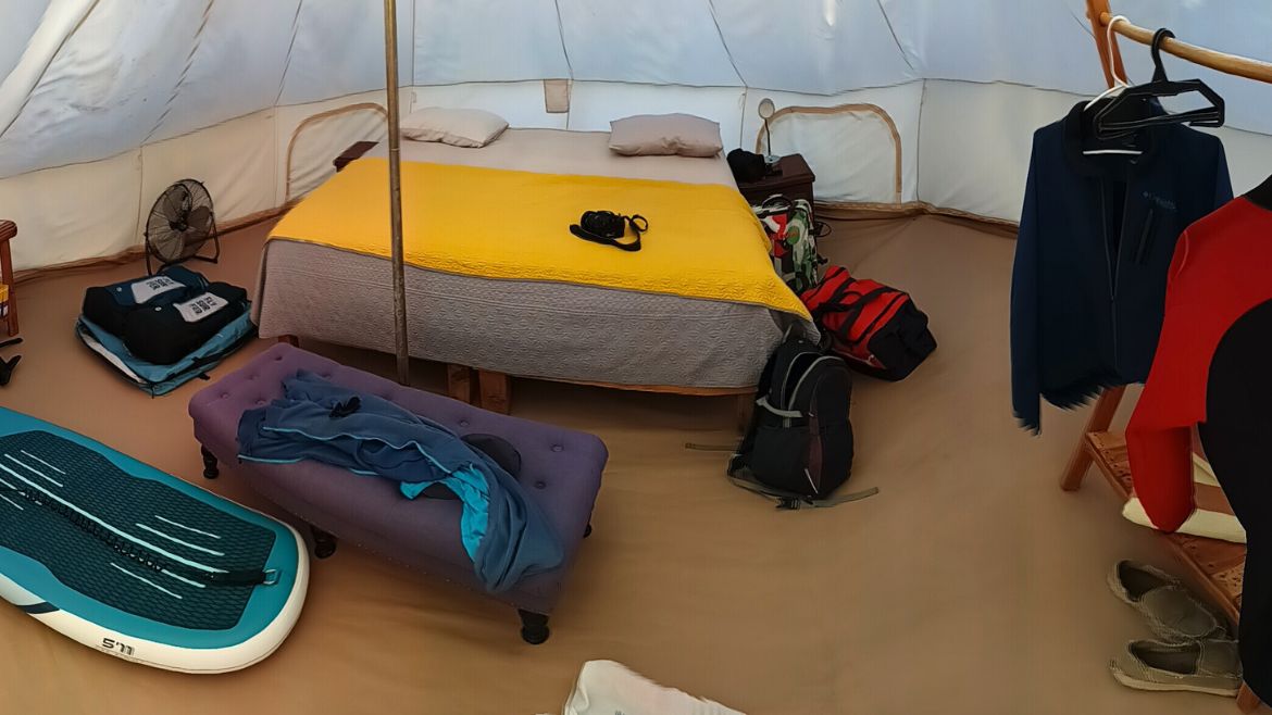 La Ventana: Die Zelte bieten Platz für Deine komplette Ausrüstung