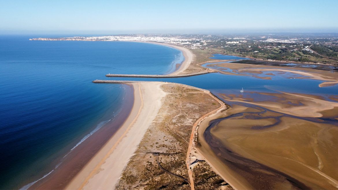 Algarve: Drohnenaufnahme