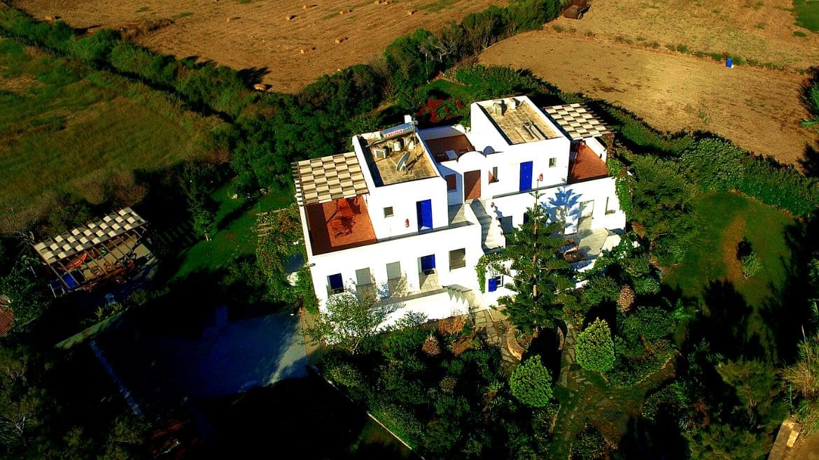 Naxos: Drohnenaufnahme