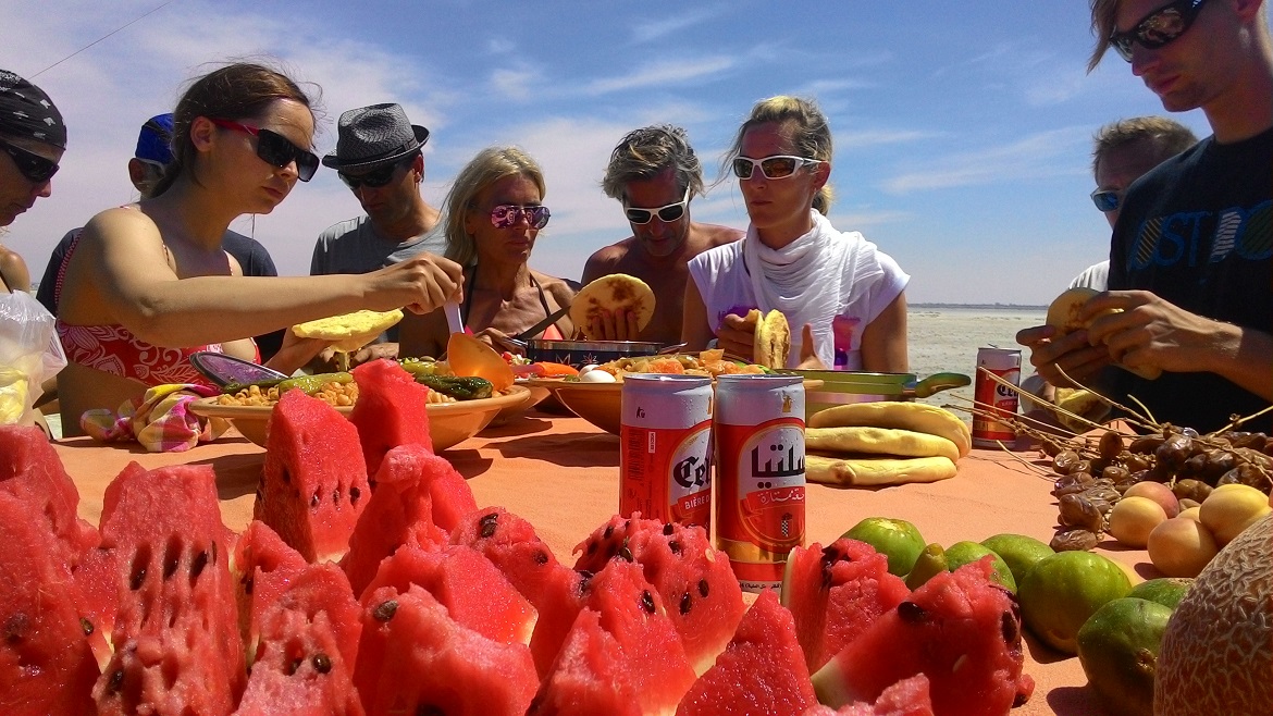 Djerba-Zarzis: Kleine Erfrischung für zwischendurch beim Kite Camp