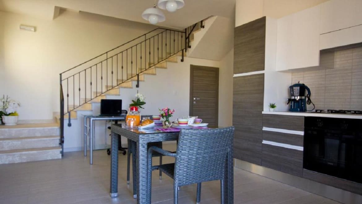 Marsala: Essbereich im Kitehaus Marsala: Essbereich im Kitehaus