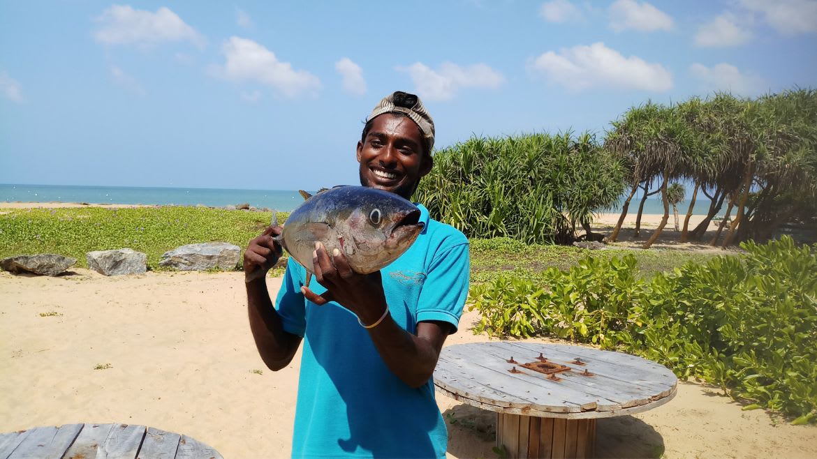 Kappalady: Fangfrischer Fisch Kappalady: Fangfrischer Fisch