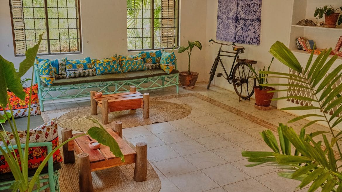 Kilifi: Gemeinschaftsbreich im Nebenhaus Kilifi: Gemeinschaftsbreich im Nebenhaus