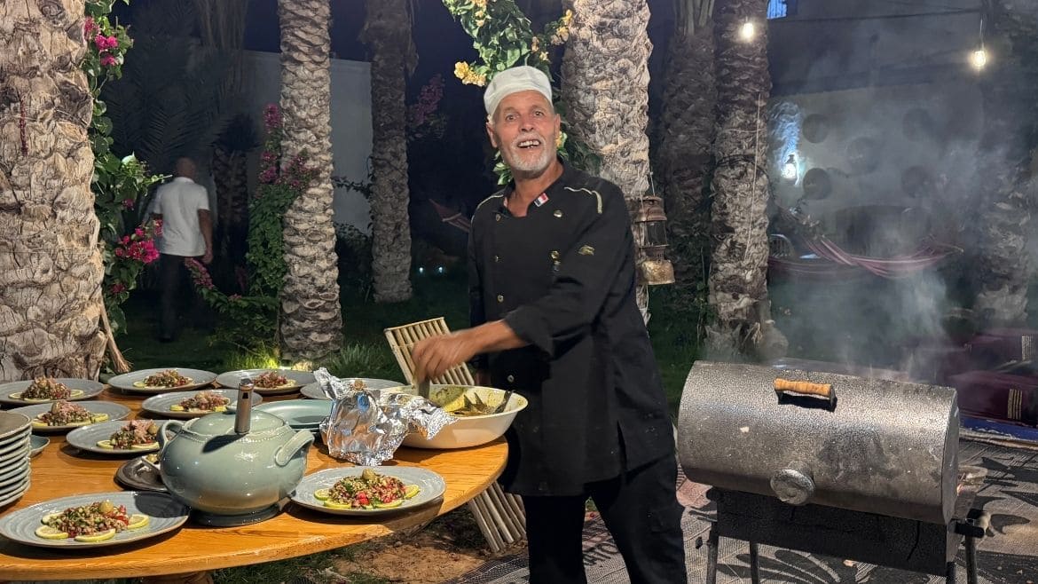 Djerba-Zarzsi: Grillabend im Charmehotel Djerba-Zarzsi: Grillabend im Charmehotel