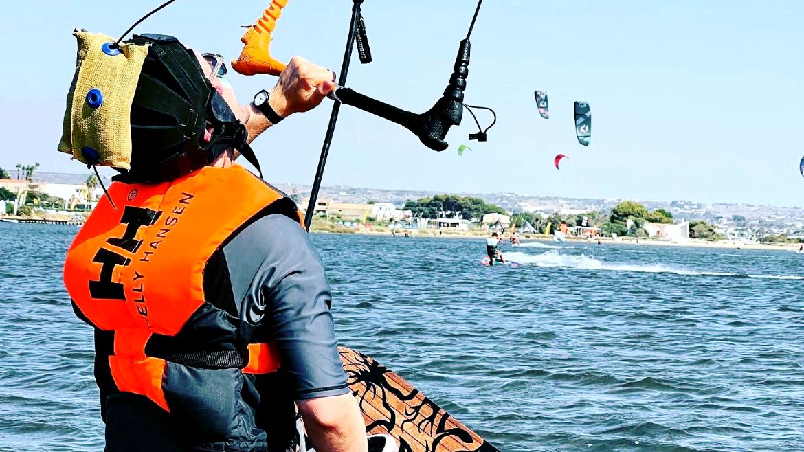 Marsala: Großer Stehbereich an der Kite- und Windsurf Station Marsala: Großer Stehbereich an der Kite- und Windsurf Station