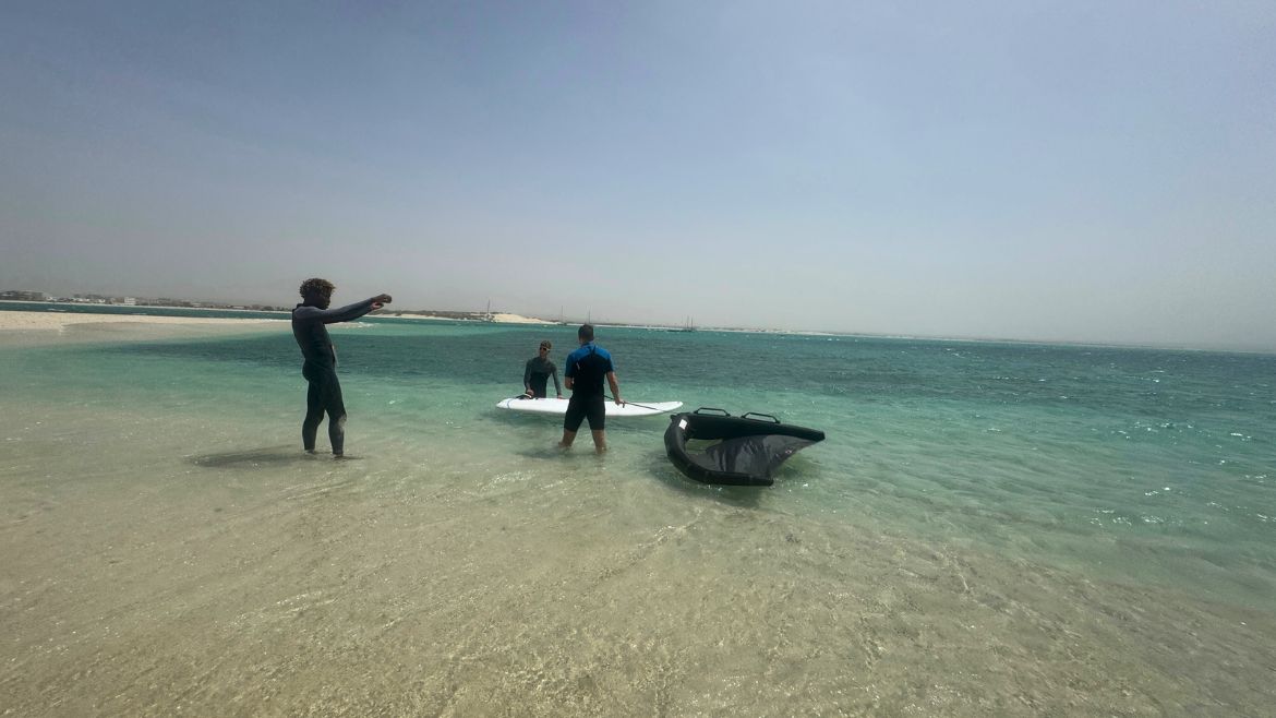Boa Vista: Schulungsbild an der vorgelagerten Insel