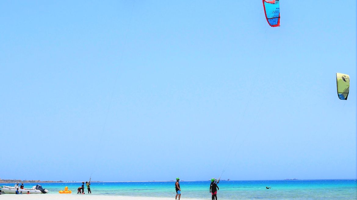 Soma Bay: Ideale Schulungsbedingungen findet man in der Soma Bay