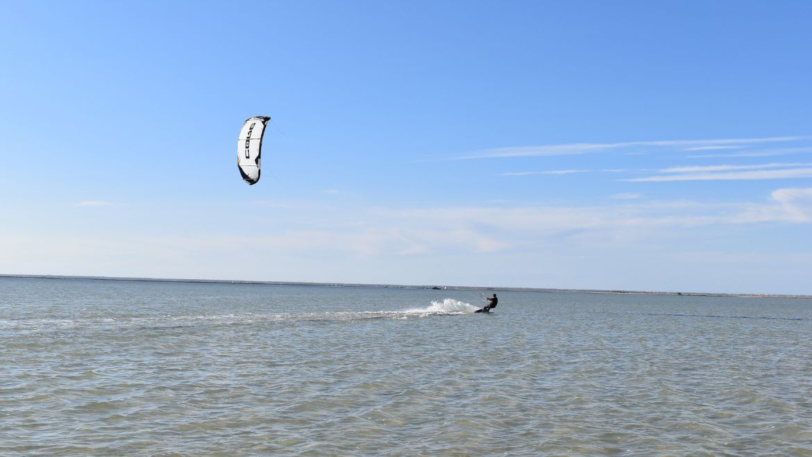 Zarzis: Ideales Kitesurfrevier