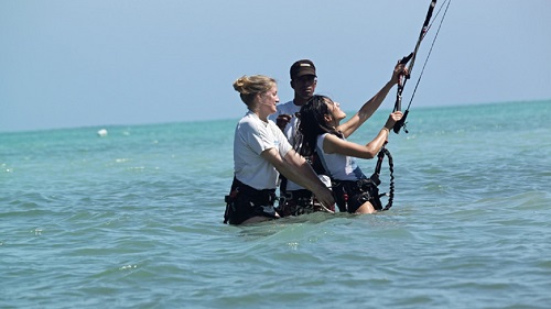 Hamata: Schulungsbild während der Intensivwochen Hamata: Schulungsbild während der Intensivwochen