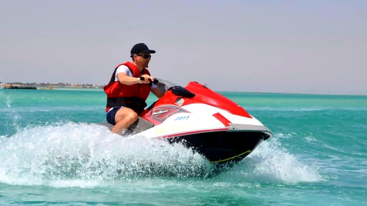 Djerba-Zarzis: Jetskitour zur Flamingo Insel