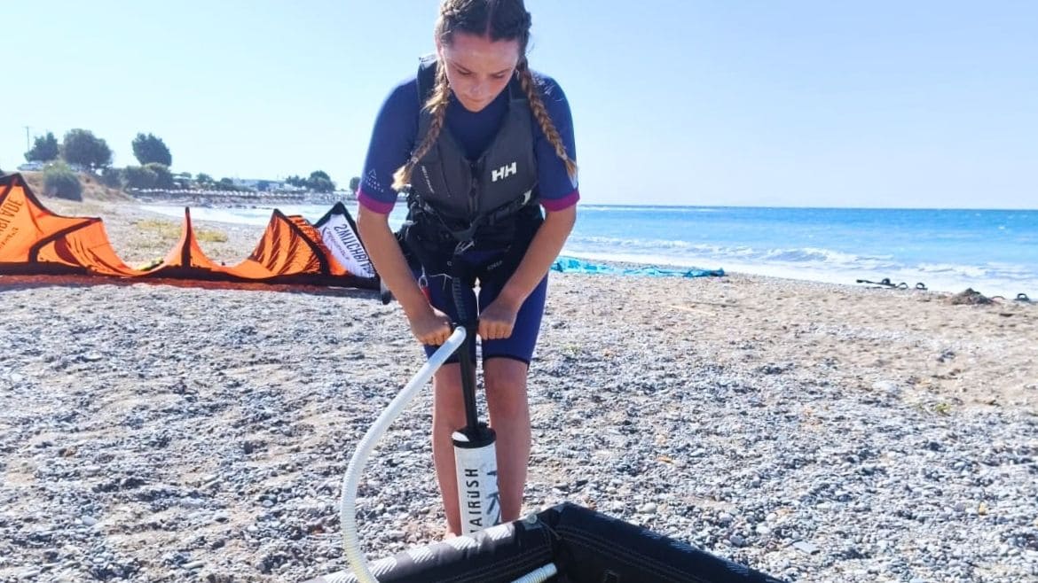 Kite vorbereiten Kite vorbereiten