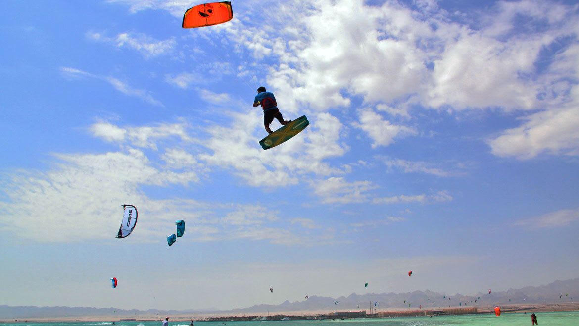 Soma Bay: Kitesurfen in der Soma Bay