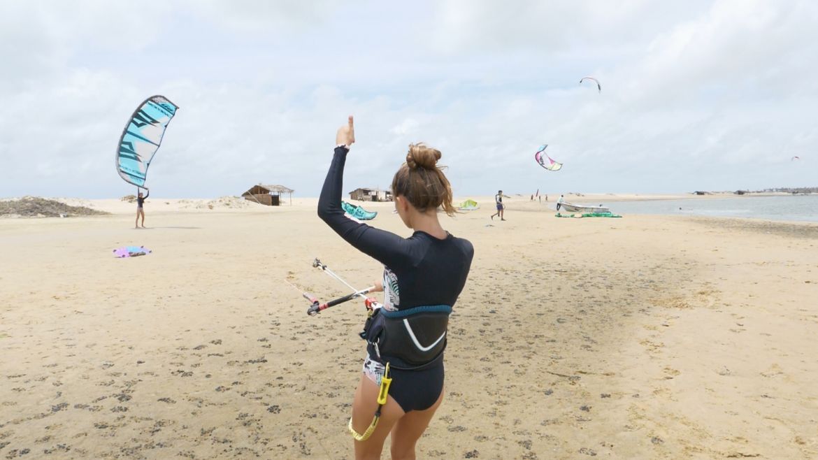 Kalpitiya: Der Kitestrand an der Station
