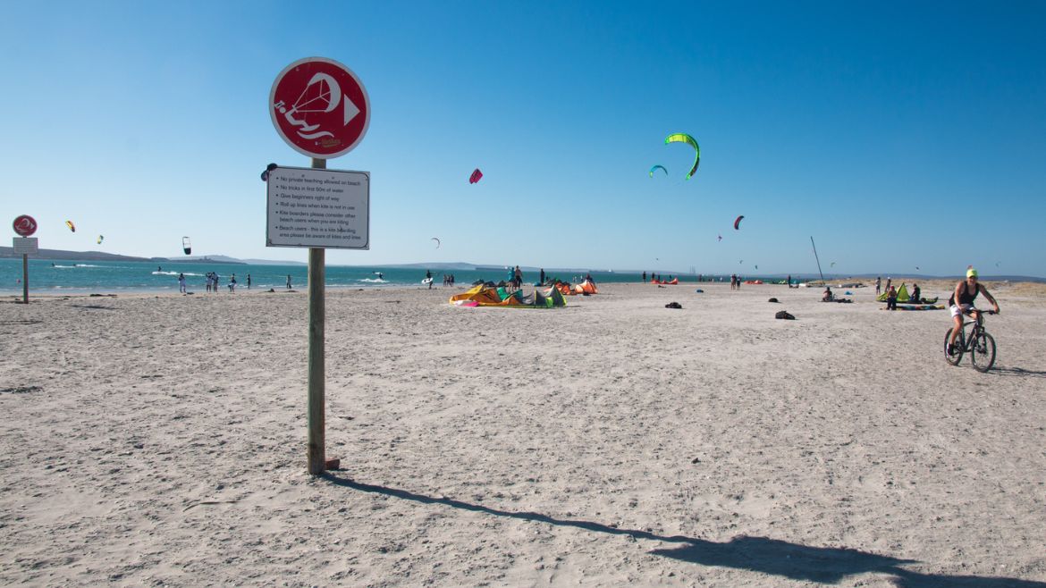 Langebaan: Kitestrand Langebaan Langebaan: Kitestrand Langebaan