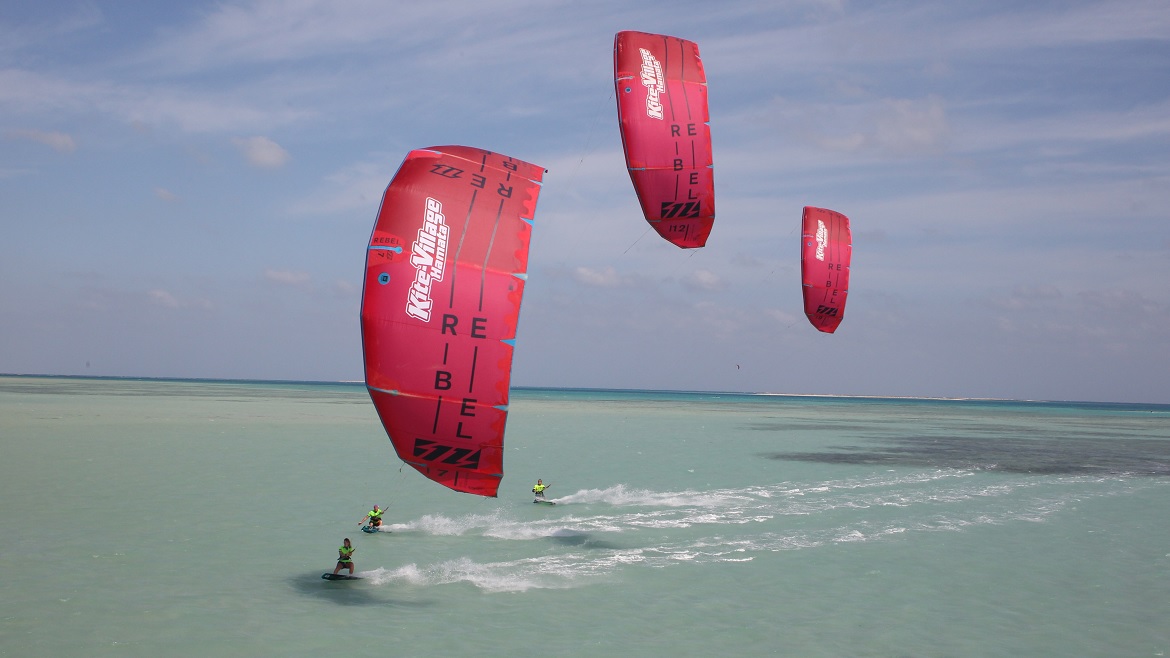 Hamata: Kitesurfen an der Kitesurfstation