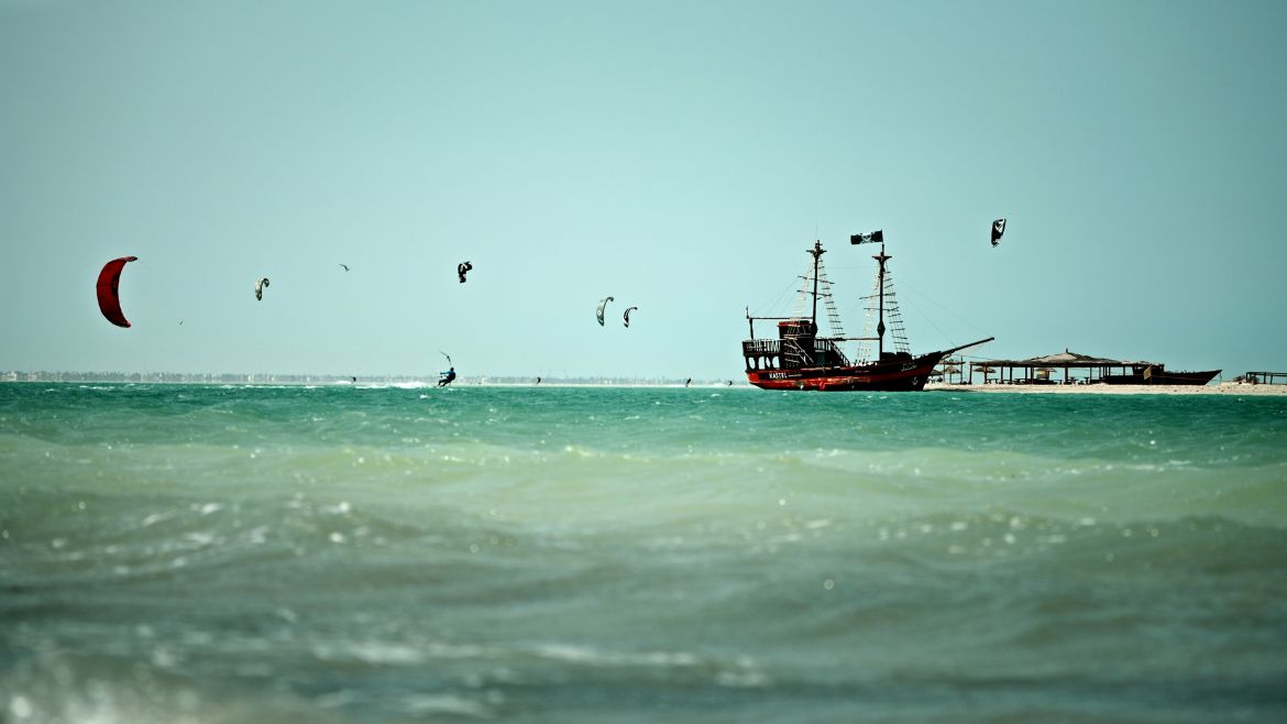 Zarzis: Eine tolle Kulisse zum Kiten