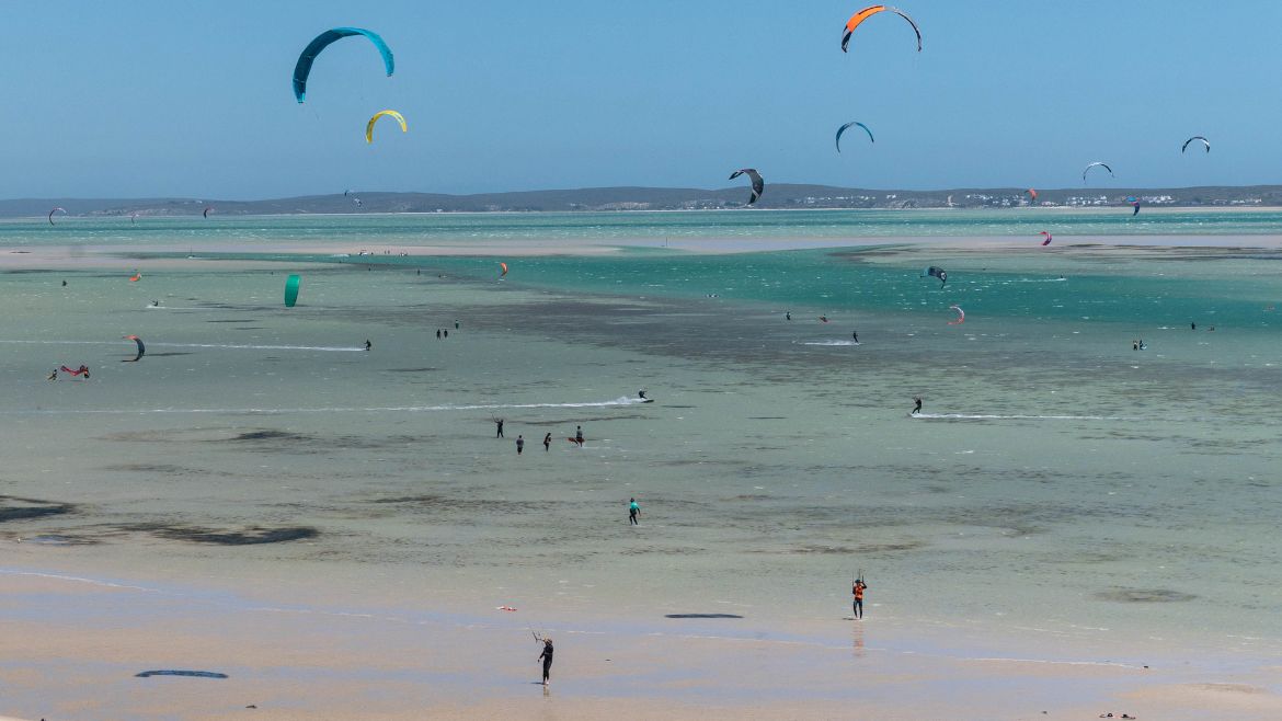Langebaan: Kitesurfen in Langebaan