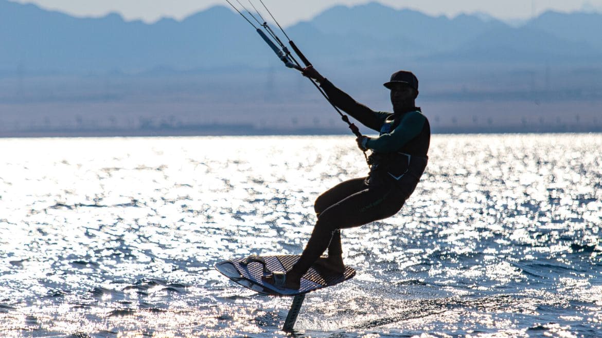 Soma Bay: Kitesurfer in der Soma Bay Soma Bay: Kitesurfer in der Soma Bay