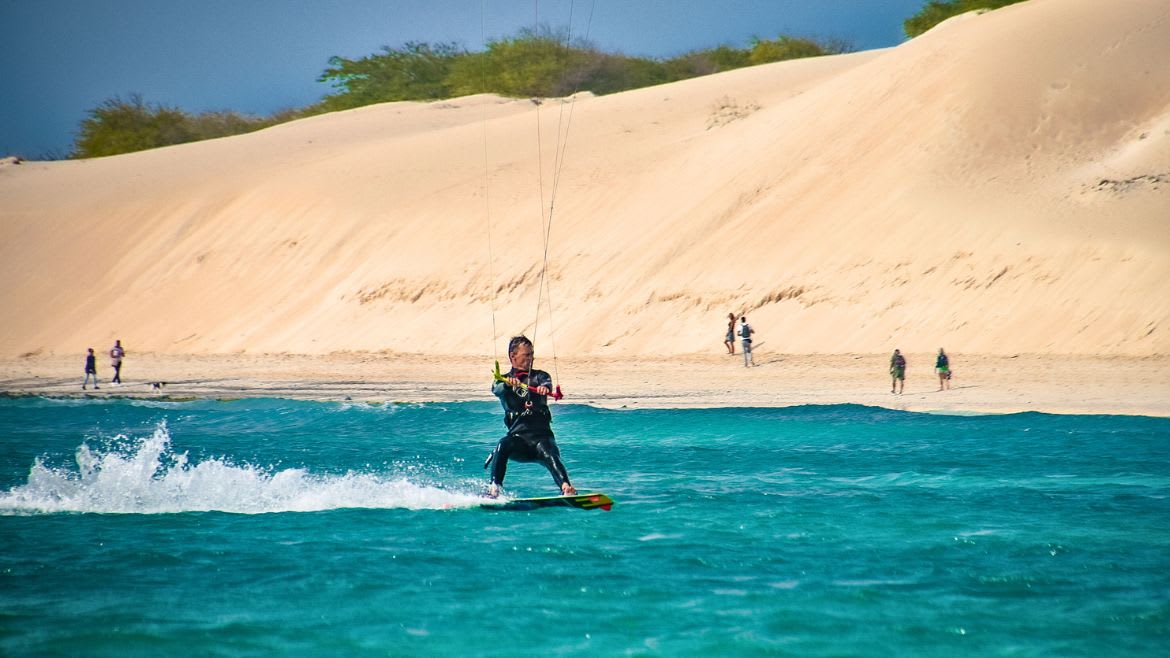 Boa Vista: Kitesurfen und eine tolle Kulisse genießen Boa Vista: Kitesurfen und eine tolle Kulisse genießen