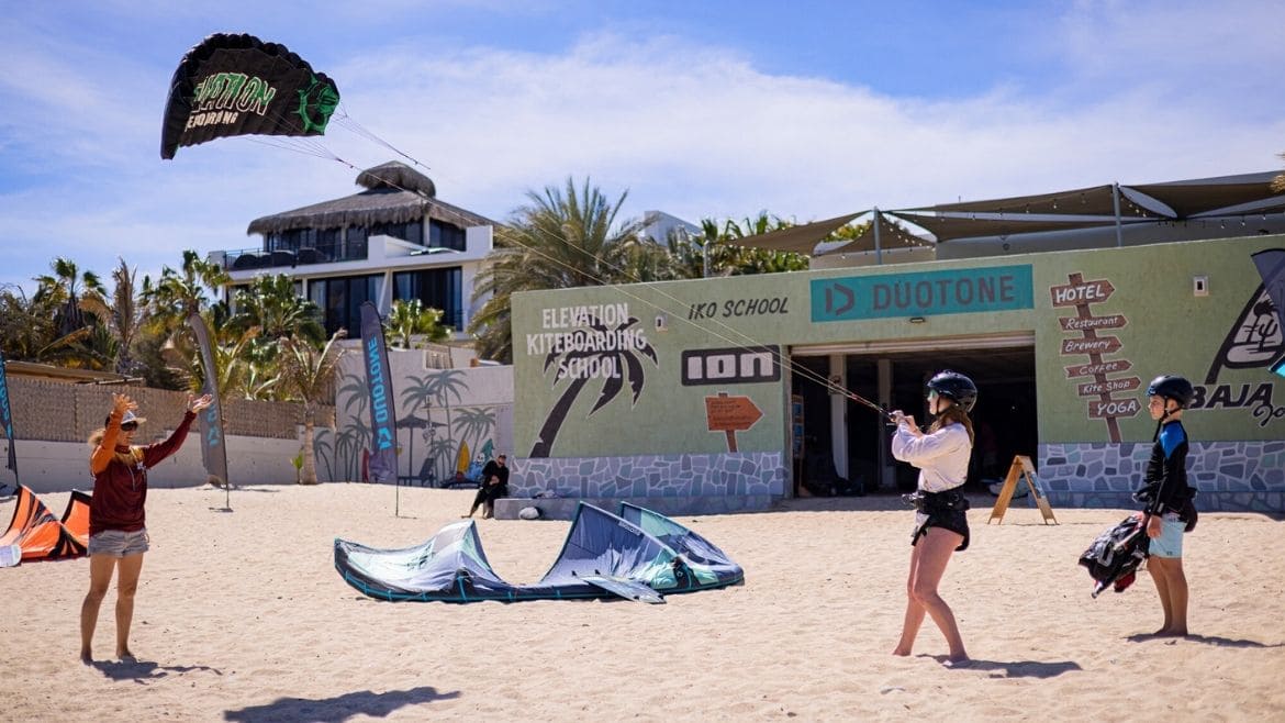 Kitesurfschulung an der Station La Ventana