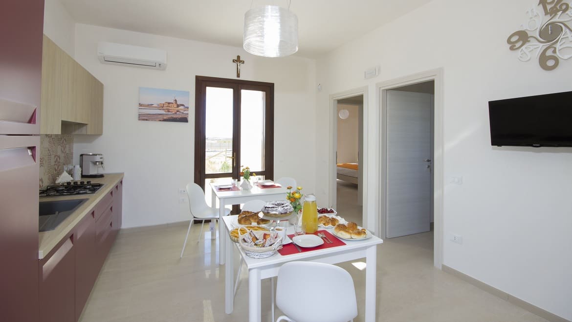 Marsala: Küche in der Kitevilla Marsala: Küche in der Kitevilla