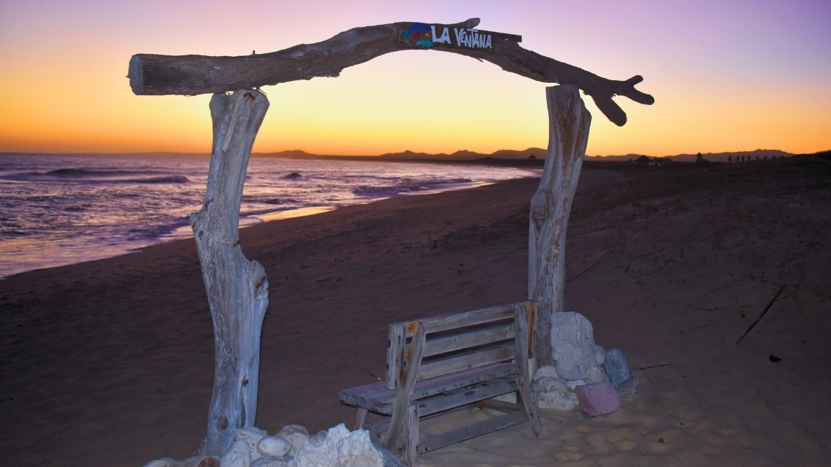 La Ventana: Toller Sonnenuntergang in La Ventana 