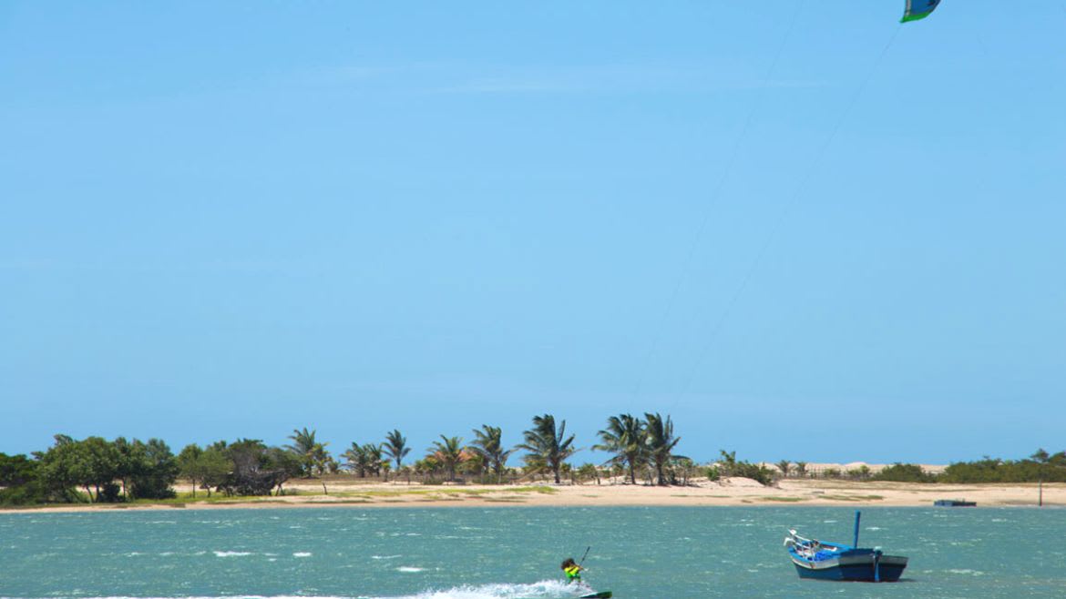 Ilha do Guajiru: Lagune der Kitesurf Station Ilha do Guajiru: Lagune der Kitesurf Station