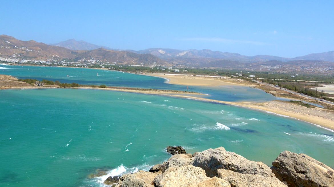 Naxos: Lagunenblick 