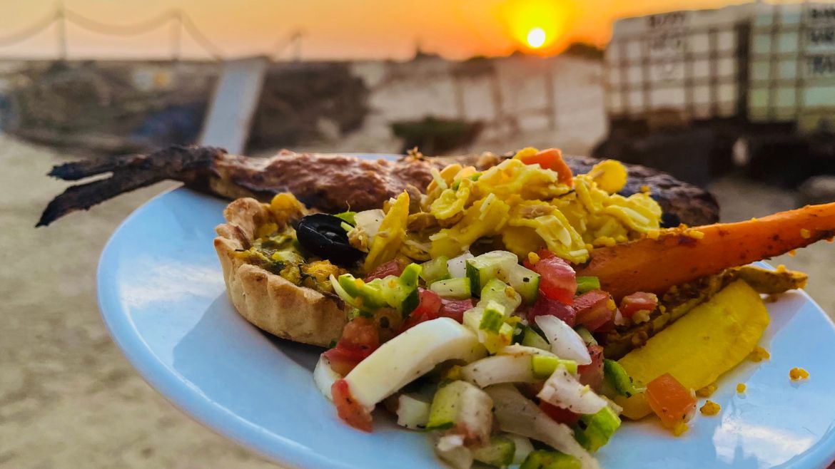 Zarzis: Leckeres Essen während des BBQ Abends Zarzis: Leckeres Essen während des BBQ Abends