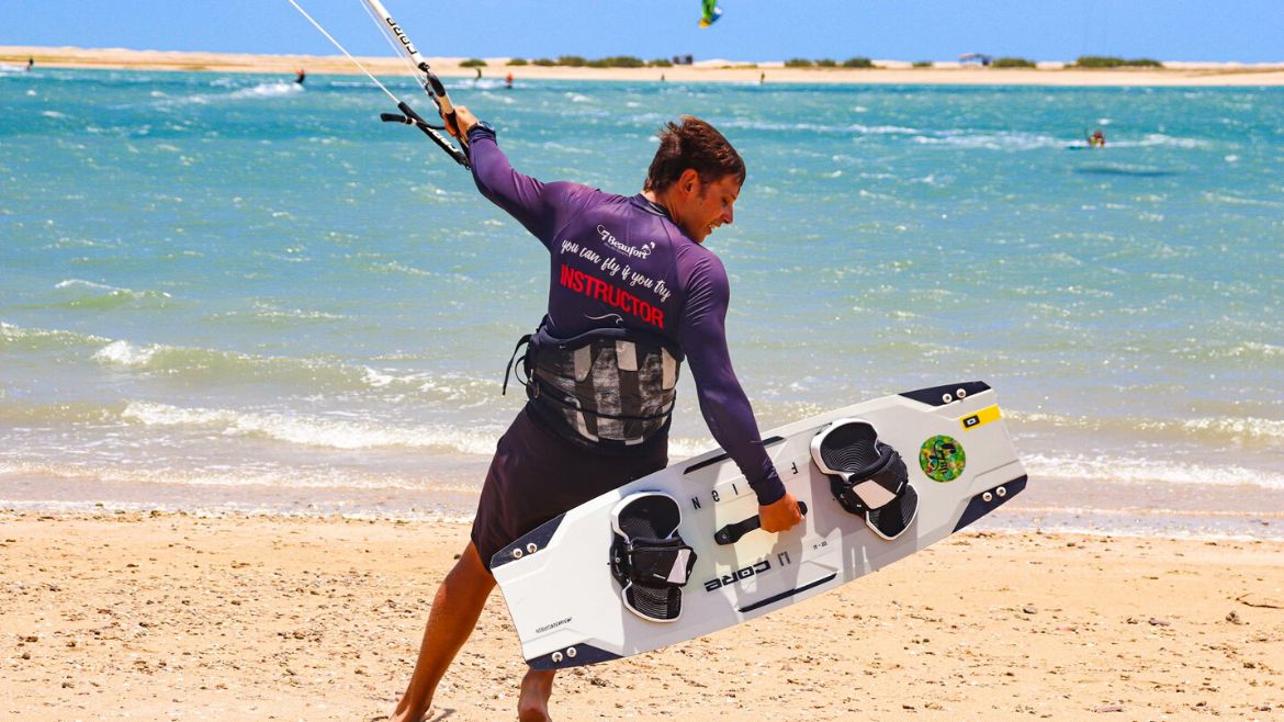 Ilha do Guajirú: Lehrer der Kitesurf Station