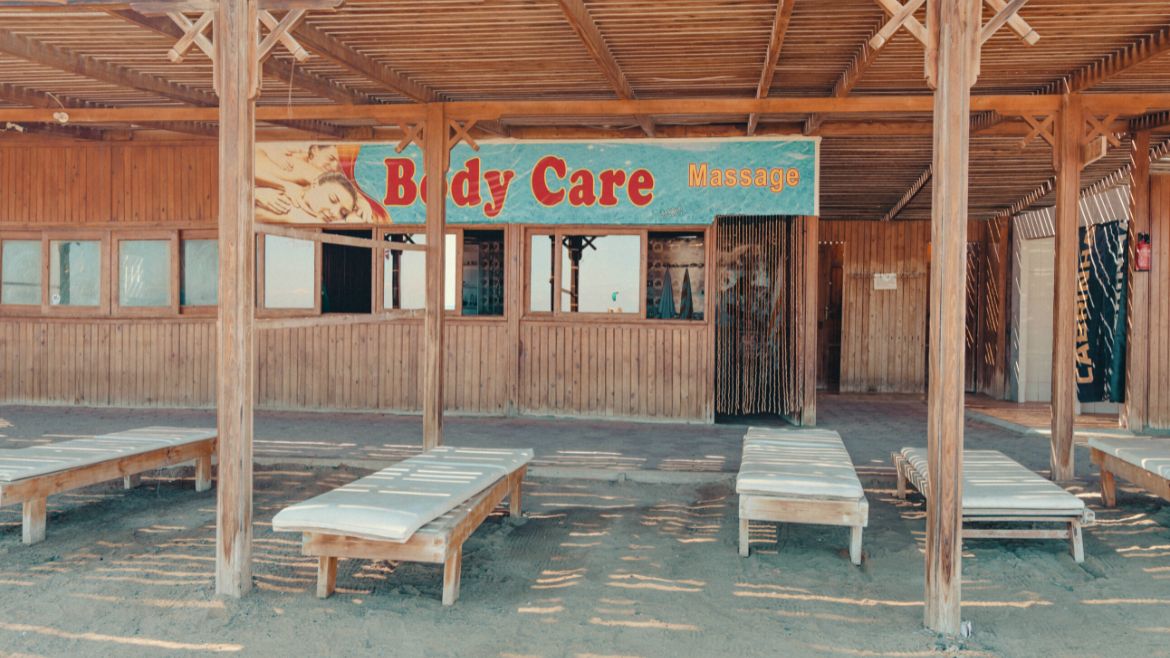 Hamata: Massage-Bereich an der Station