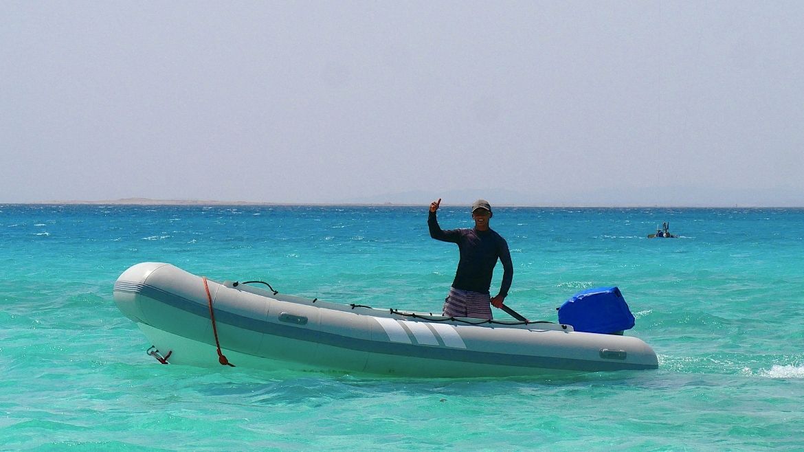 Mit dem Zodiac in die Soma Bay oder Safaga Island Mit dem Zodiac in die Soma Bay oder Safaga Island