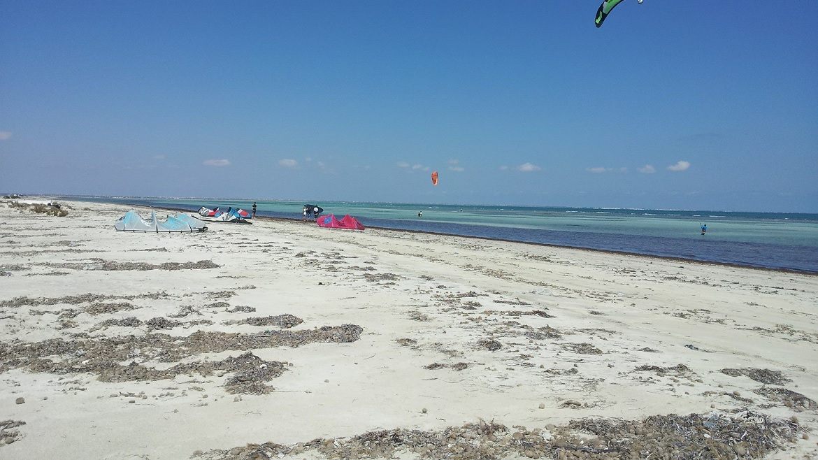 Djerba-Zarzis: naturbelassenes Revier der Kitesurf Station Djerba-Zarzis: naturbelassenes Revier der Kitesurf Station