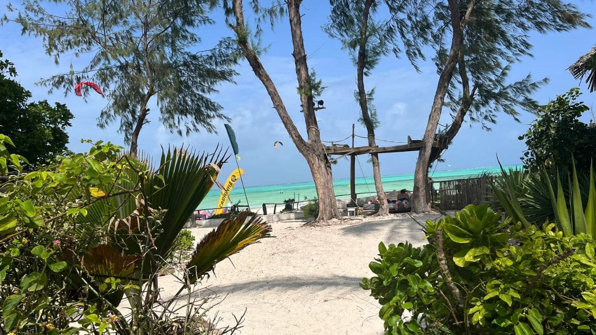 Sansibar: Nur wenige Meter bis zur Station Sansibar: Nur wenige Meter bis zur Station