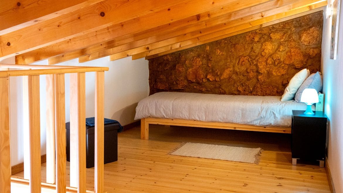 Algarve: Das Dreibettzimmer verfügt über zwei Etagen Algarve: Das Dreibettzimmer verfügt über zwei Etagen