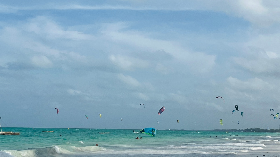 Paje ist ein beliebtes Kite- und Wingrevier Paje ist ein beliebtes Kite- und Wingrevier