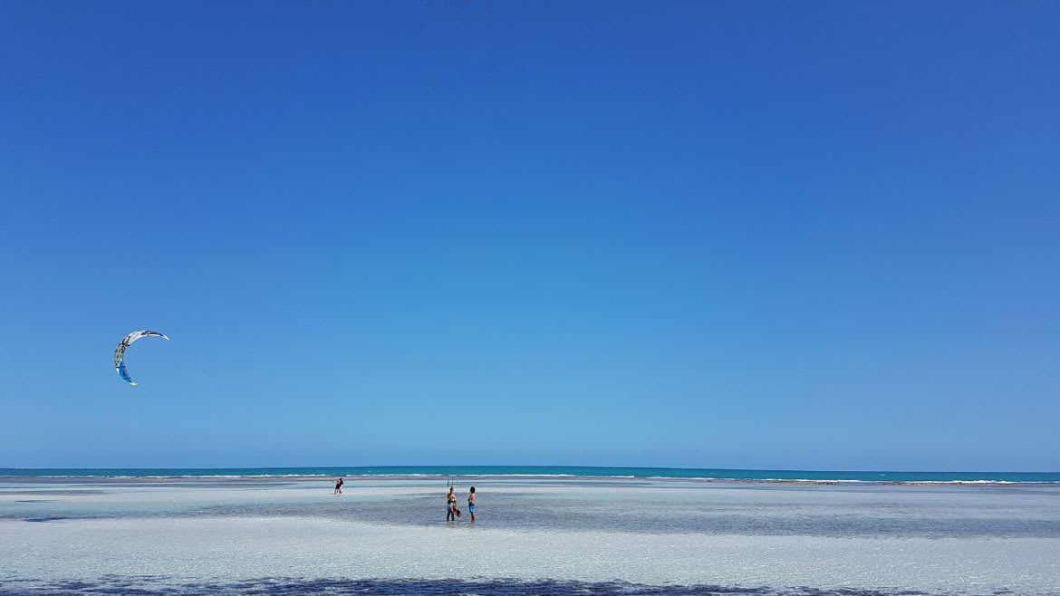 Djerba-Zarzis: Platz ohne Ender an der Kitesurf Station