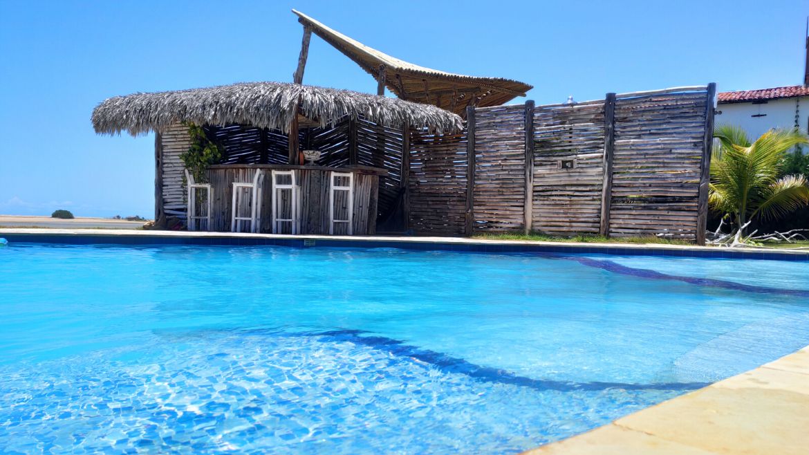 Ilha do Guajiru: Pool des Kitehaus Ilha do Guajiru: Pool des Kitehaus