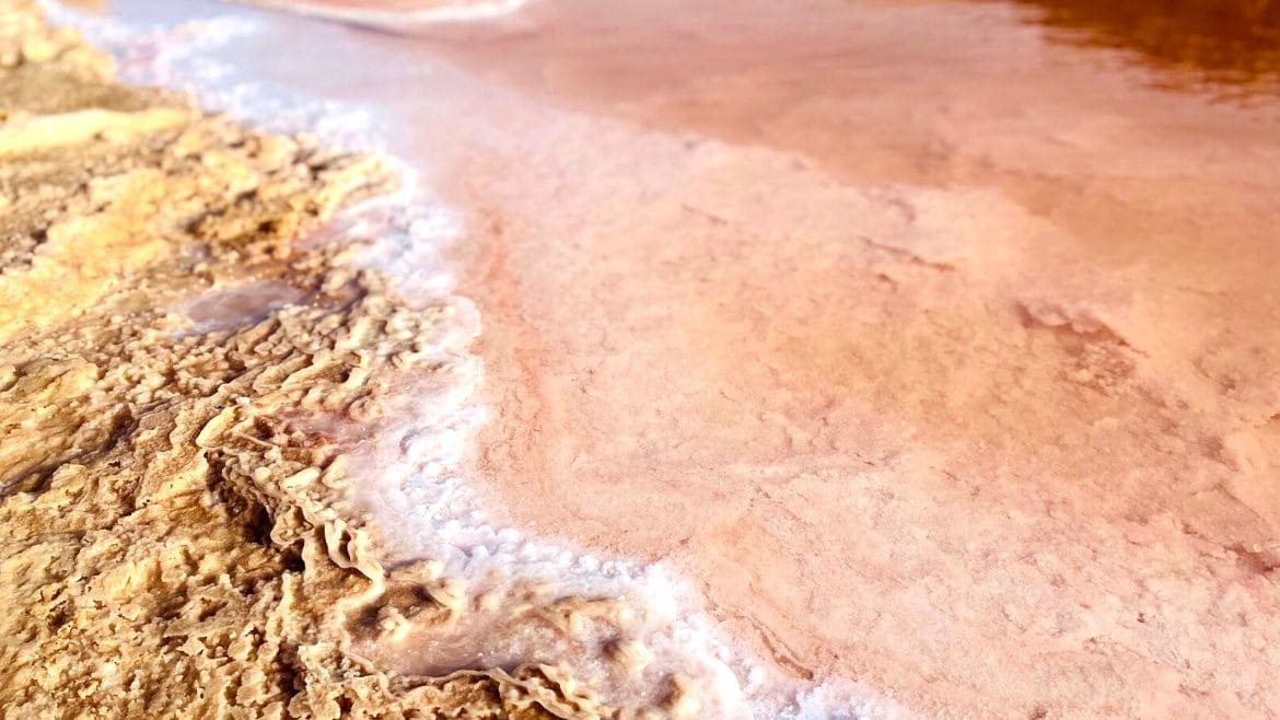 Djerba-Zarzis: Salzsee in der Salzwüste von Zarzis