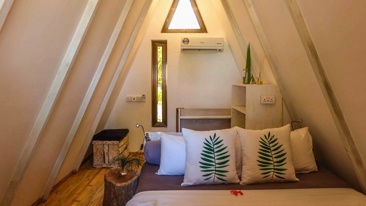 Schlafbereich des Cottage Schlafbereich des Cottage