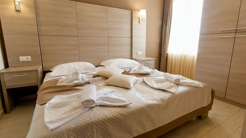 Ulcinj: Schlafbereich im VIP Appartement Ulcinj: Schlafbereich im VIP Appartement