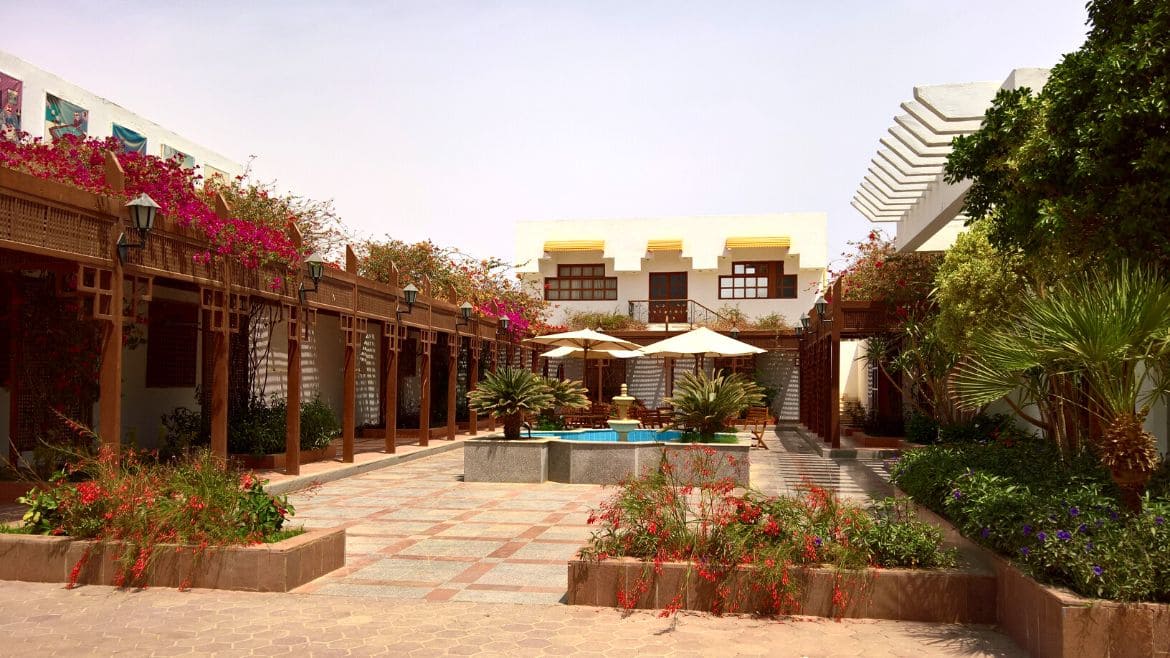 Soma Bay: Schöner Innenhof des Komforthotels