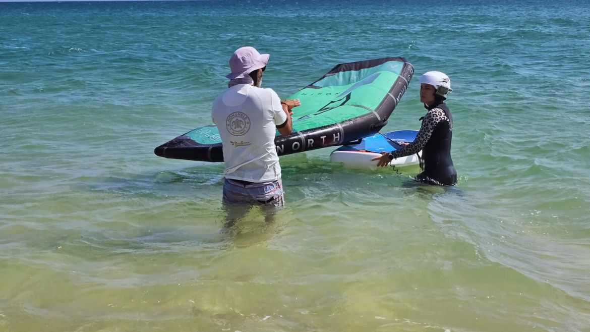 Algarve: Schulung am Praia de Alvor