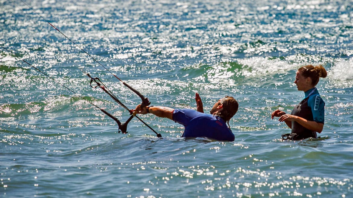 Ulcinj: Schulung an der Kite- und Wingsurf Station Ulcinj: Schulung an der Kite- und Wingsurf Station