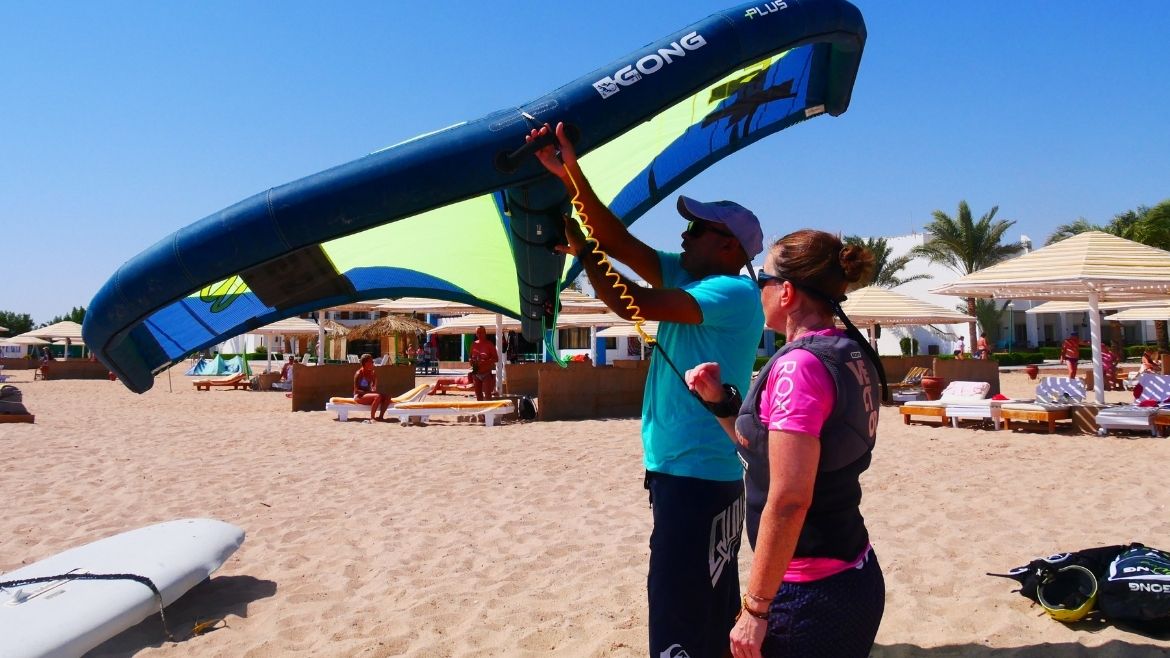 Schulungsbild an der Station