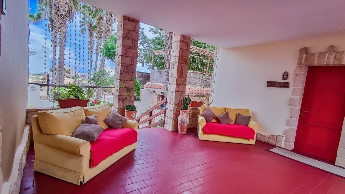 Boa Vista: Sitzbereich im Außenbereich des Surfhotels II