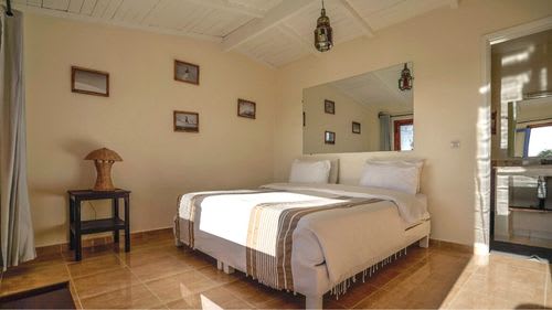 Dakhla: Blick in den Standard Bungalow des Surfhotels Dakhla: Blick in den Standard Bungalow des Surfhotels