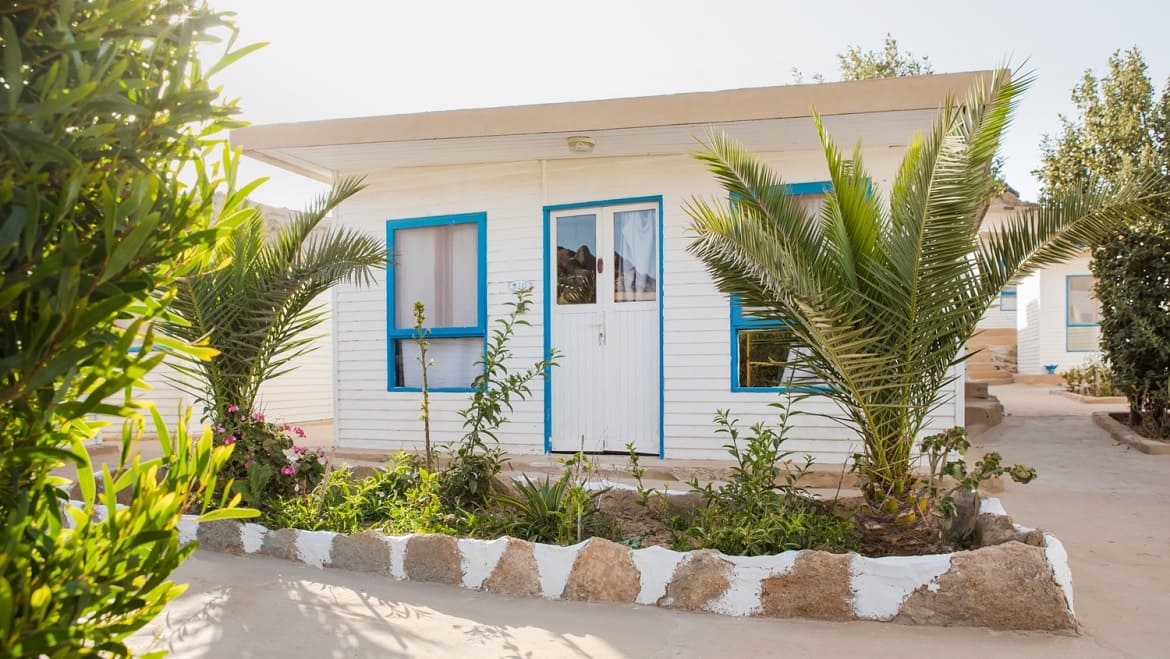 Dakhla: Außenansicht des Standard Bungalows Dakhla: Außenansicht des Standard Bungalows