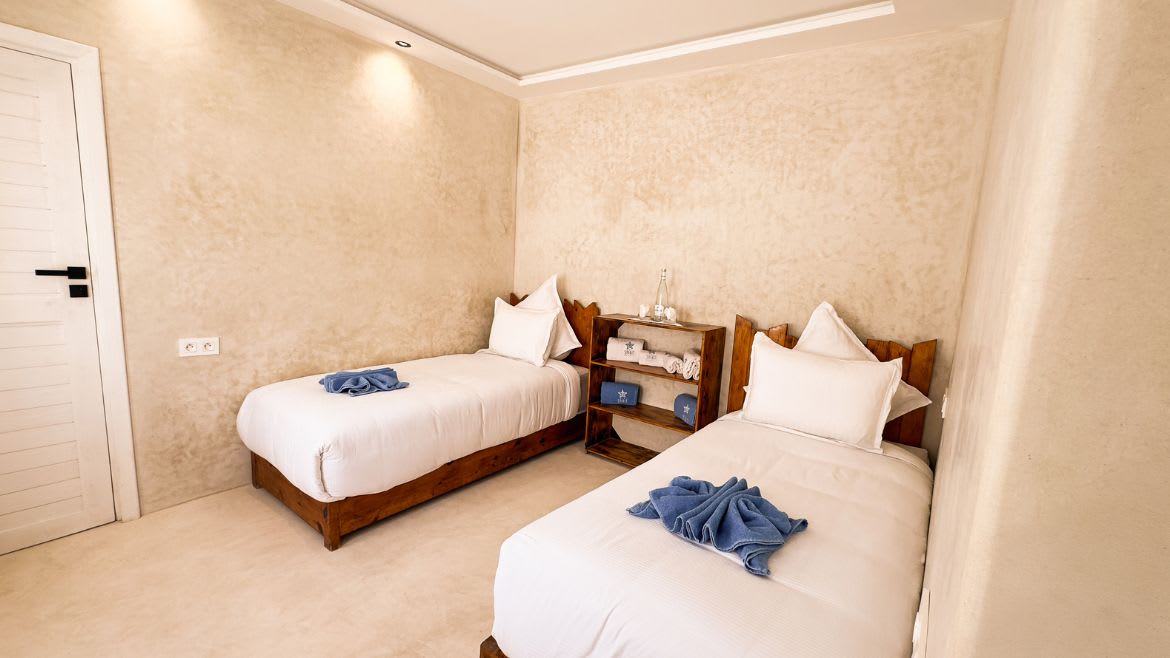Dakhla: Standard Bungalow mit Einzelbetten Dakhla: Standard Bungalow mit Einzelbetten
